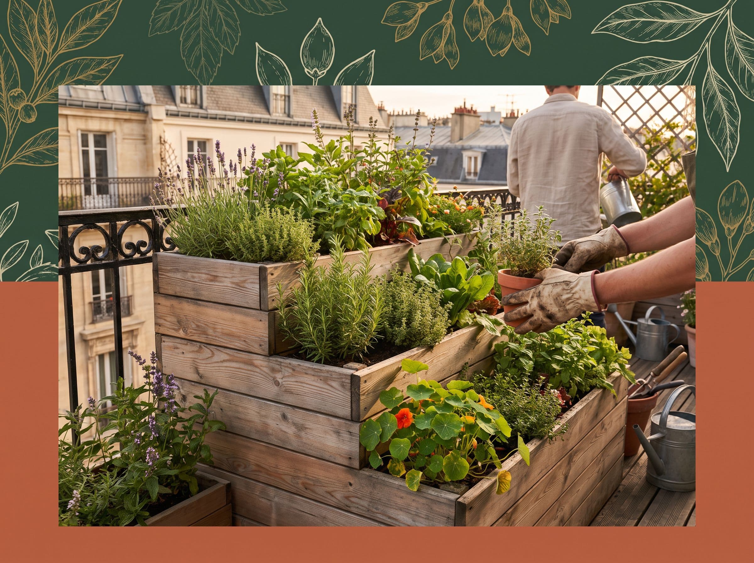Comment entretenir un bac potager en hiver